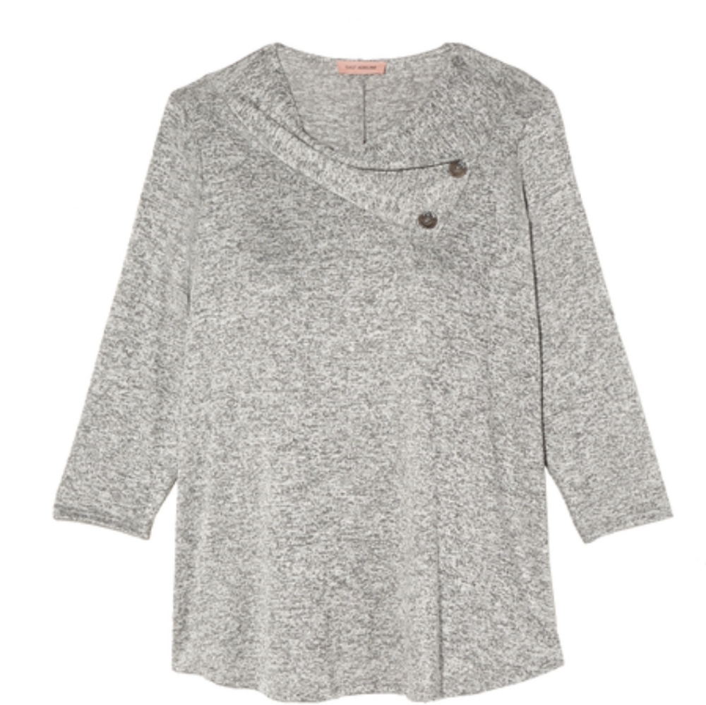 3x Ariel 3/4 Sleeve Shawl Tunic